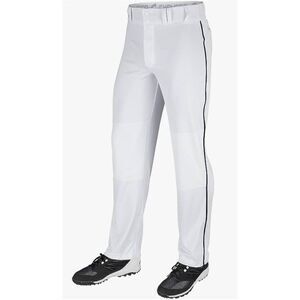 Champro MVP Open Bottom Relaxed Fit Baseball Pant Belt White Men Size Large NWOT